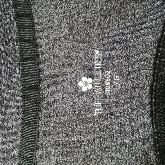 ✨3/$25✨ Tuff Athletics Gray Heathered Athletic Jacket - L - Picture 7 of 8